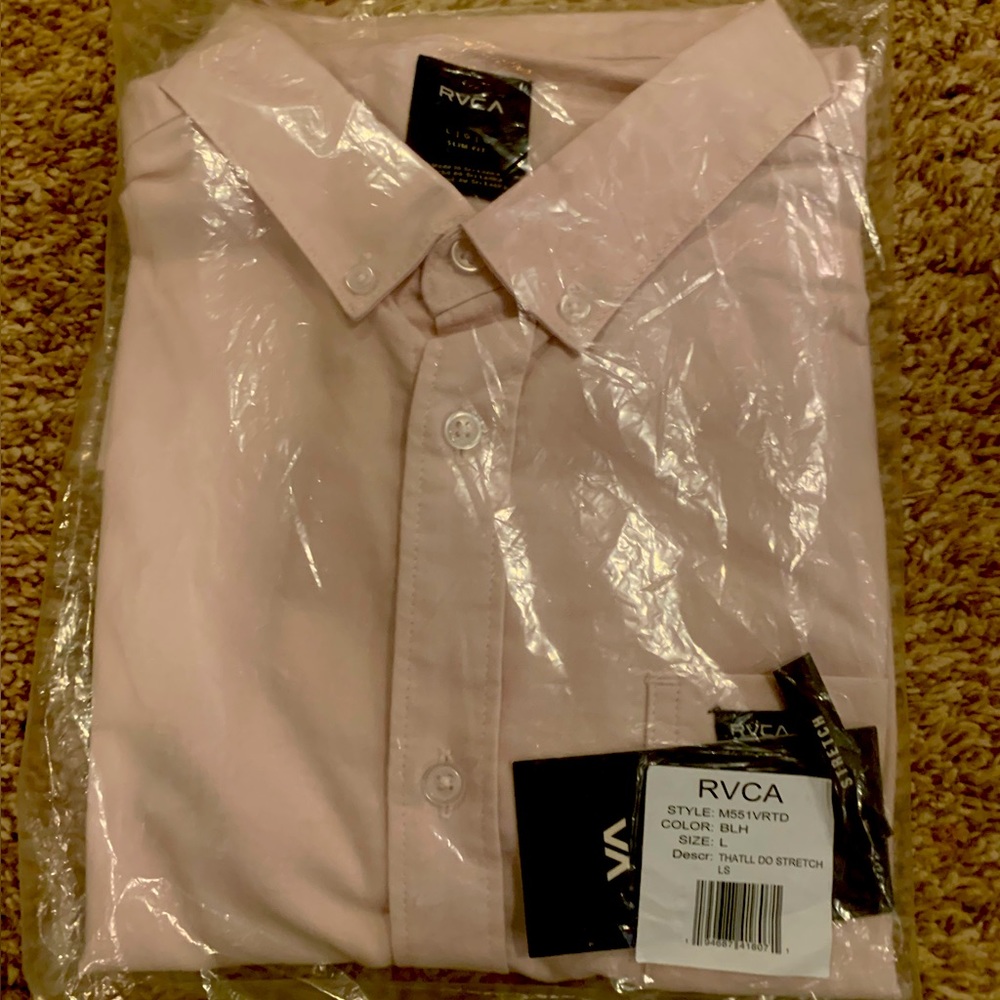 RVCA that’ll do Oxford stretch Long Sleeve